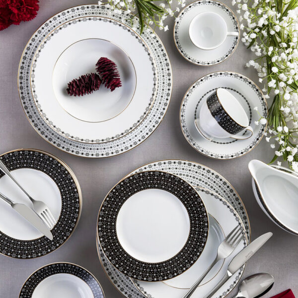 SCHAFER GOLDEN WEDDING COLL.YEMEK TAKIM 85 PRC GLD