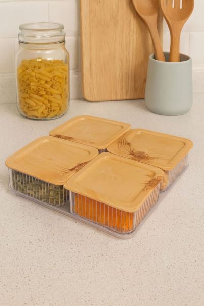 SCHAFER LOTUS BAMBULU SUNUM SETI 31CM 5 PRC