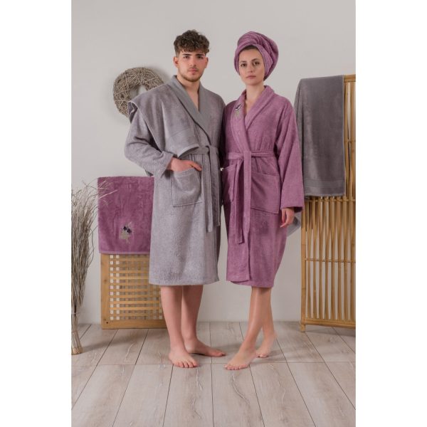 BORNOZ AİLE SETİ FİRUZE MÜRDÜM