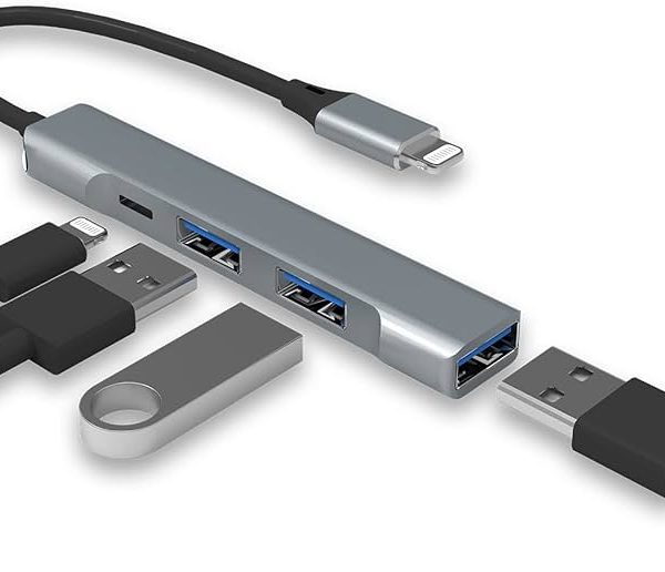 KABEL USB PEREXODNIK IPHONE SX38 HUB L-3USB T