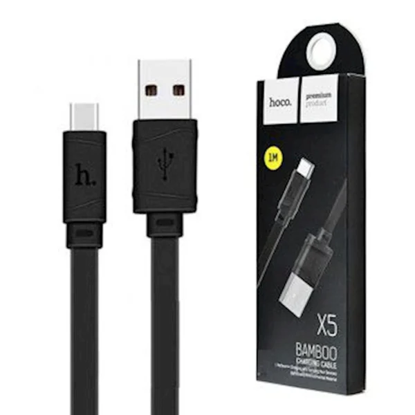 KABEL USB X5 TYPE-C USB HOCO BLACK