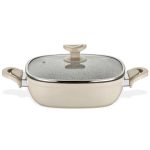 QAZAN W.B.SCHAFER SHF26433 GASTRONOMIE GRANIT SHALLOW POT 24CM BEIGESHF26433