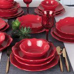 YEMEK SETİ 24PRC 1000.02 PUNTO KİRMİZİ 8680959880193
