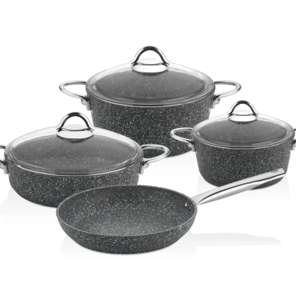 QAZAN DƏSTİ FALEZ PİEDRA SET BLACK 7PRC 8681128019567