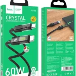 KABEL USB U116 T-T 60W HOCO BLACK
